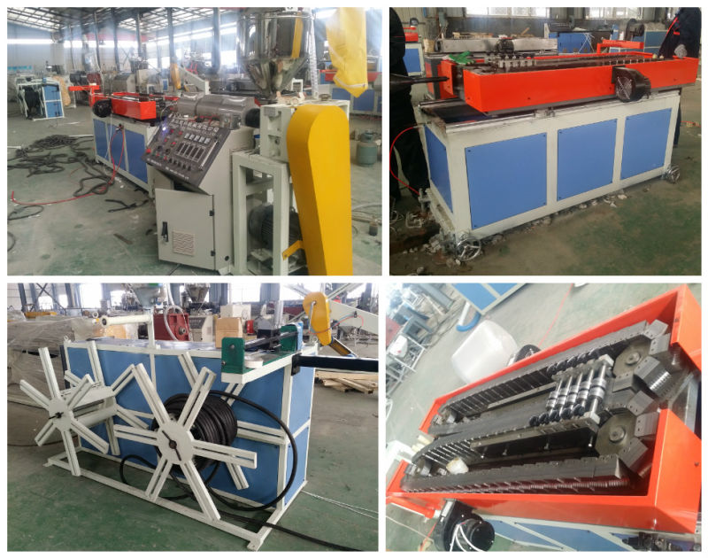 PE Single Wall Corrugated Pipe Extrusion Making Machine