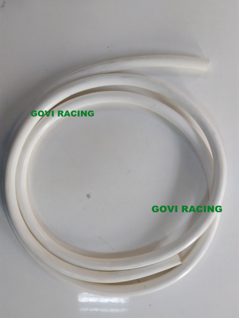 White Silicone Vacumme Tubing with Grooved 0.5mm Thickness