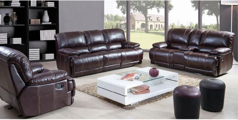 Luxury Double Reclining Loveseat and Corner Seat Sectional Sofa Set