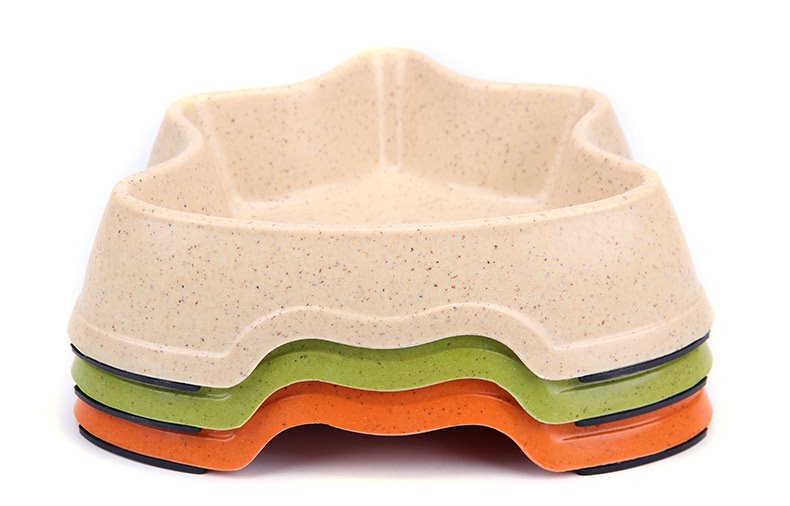 Pet Bowl Feeder Biodegradable Bamboo Power Dog Bowl