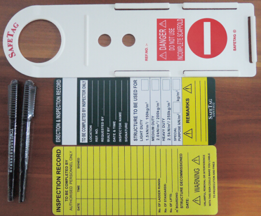 Hottest! ! ! ABS Safe Tag Scaffolding Tag (YW-001)