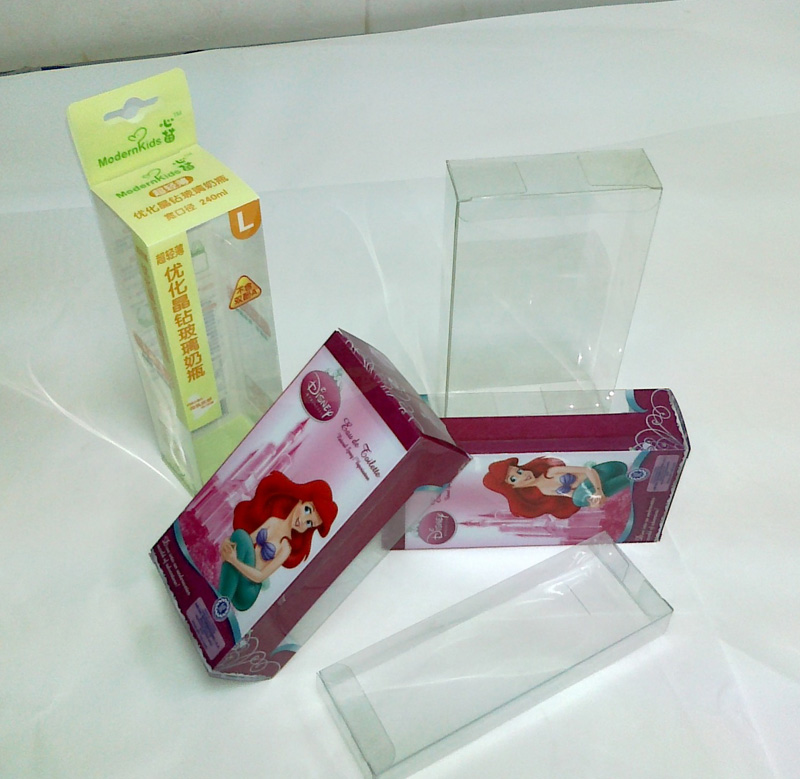 Eco-Friendly Clear Printing PVC Gift Box (foldable box)