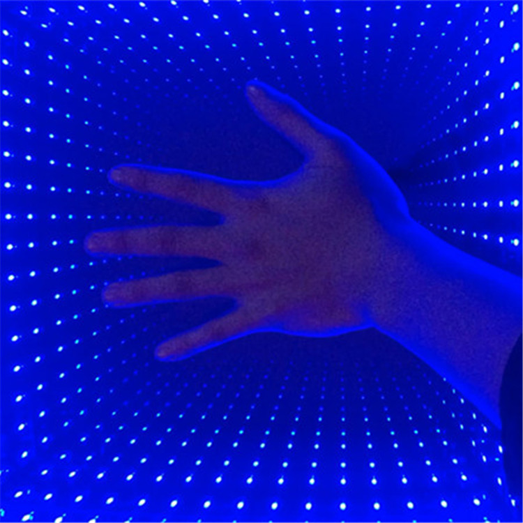 Tempered Glass Portable Interactive LED Dance Floor Light 3D Infinity Dance Floor