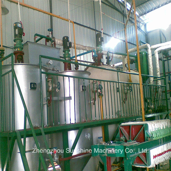 10t/D Oil Refining Plant Sunflower Oil Refining Machine