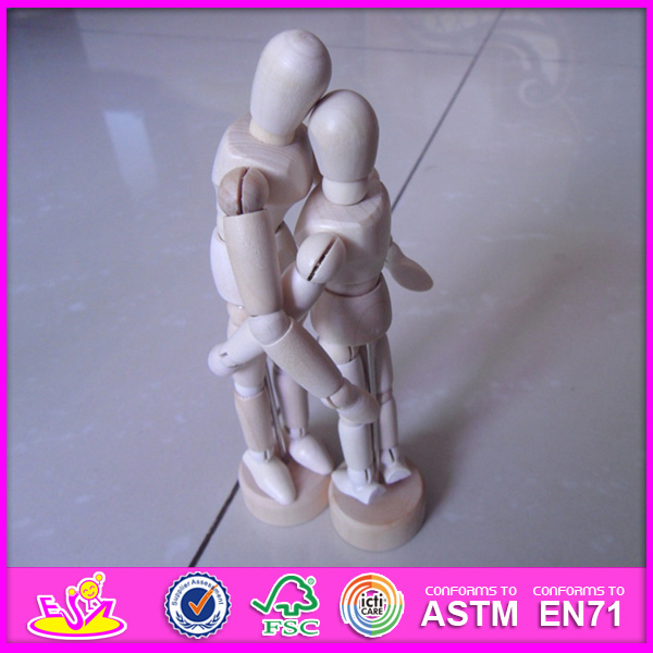 Wooden Drawing Manikin Toy for Sale, Rotatable Human Boday Wooden Drawing Manikin Art Manikin Wooden Manikin W06D041-a