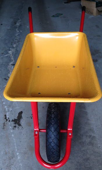 Concrete Wheel Barrow for Loading Sand