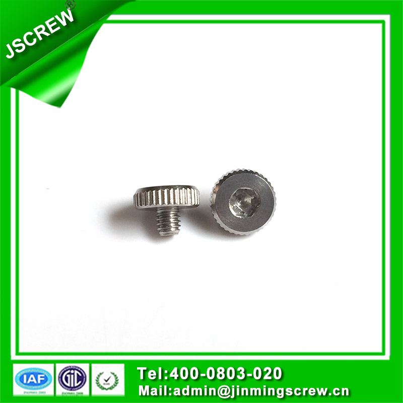 Socket Drive Knurled Head Screw