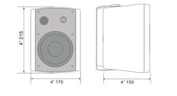 PA Wall Speaker (LBG-504, CCC Speaker)