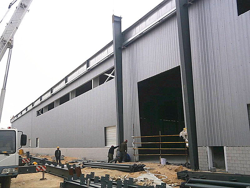 Steel Framed Prefaricated Large Span Warehouse/Workshop