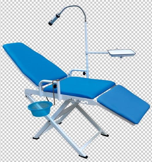 Portable Dental Chair + LED Light with Battery