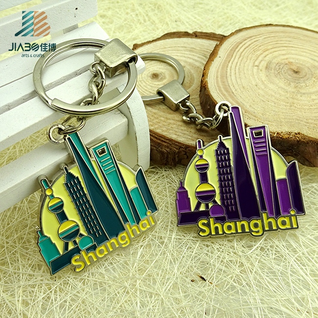 Jiabo Custom Designed Metal Zinc Alloy House Shape Keychain