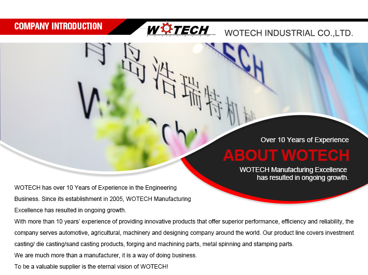 Wotech OEM ODM Metal Spinning for Lighting Industry