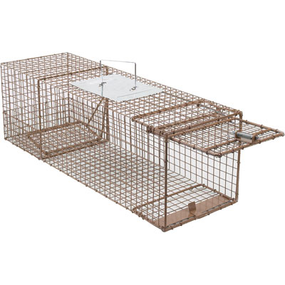 Live Capture Human Cage Trap for Weasels