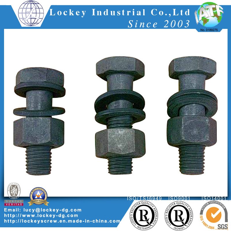 Carbon Steel Grade 5 Hex Head Screw Black