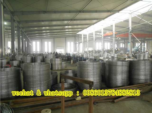 Hot Dipped Galvanized Razor Barbed Tape Wire Bto 10