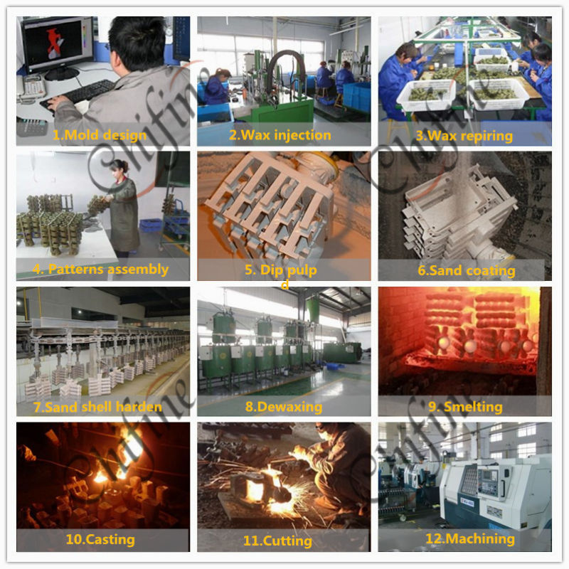 China Carbon Steel Silicon Sol Lost Wax Casting