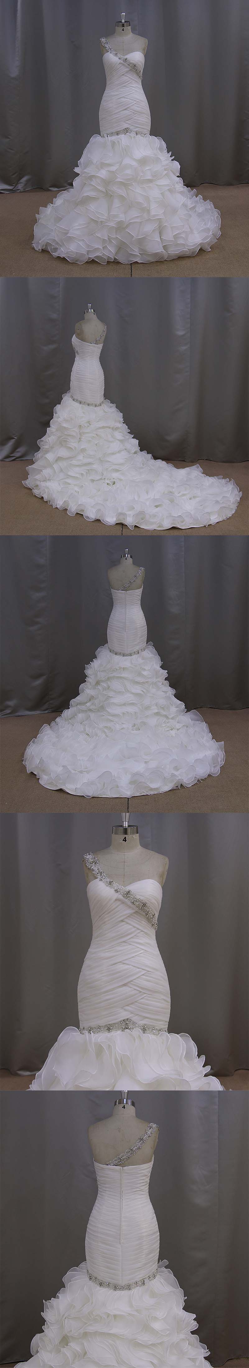 Organza Wedding Dress Organza Ruffles Skirt