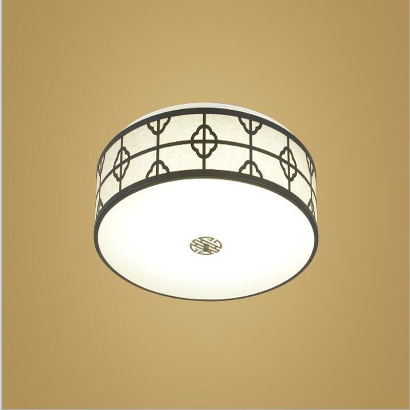 Modern Chinese Style Round Simple Ceiling Lamp with Living Room