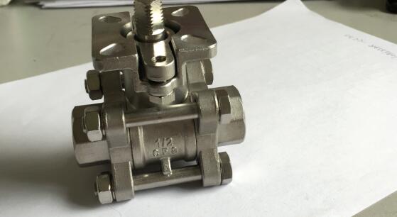 3-PC Stainless Steel Ball Valve with High Direct Mouting Pad