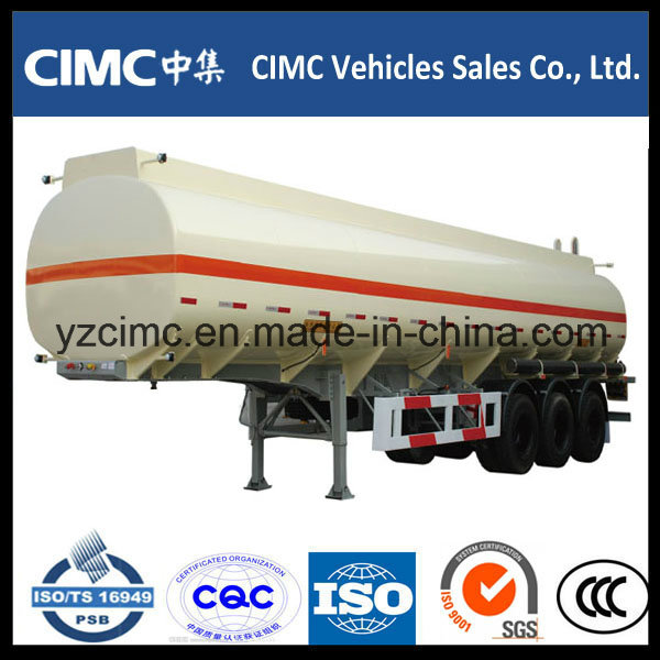 Cimc 45cbm 3-Axle Oil Fuel Tank Semi Trailer