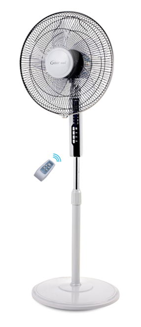 16 Inch Plastic Stand Fan with Remote (3 blades or 5 blades)