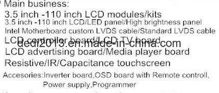 55 Inch LCD Panel LCD Monitor LC550dun-Pgp1resolution 1920 (RGB) X1080 (FHD)