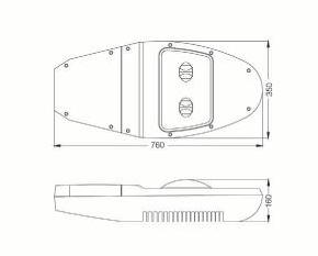 (160W, 140W, 120W, 100W) LED Street Lighting (760LD)