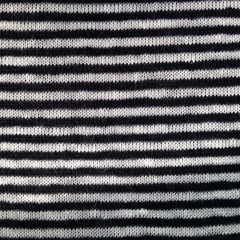 Linen Knitted Stripe Fabric (QF14-1546-SS.)