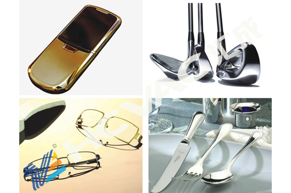 Stainless Steel Logo Handbag Accessories Magnetron Sputtering PVD Coating Machine