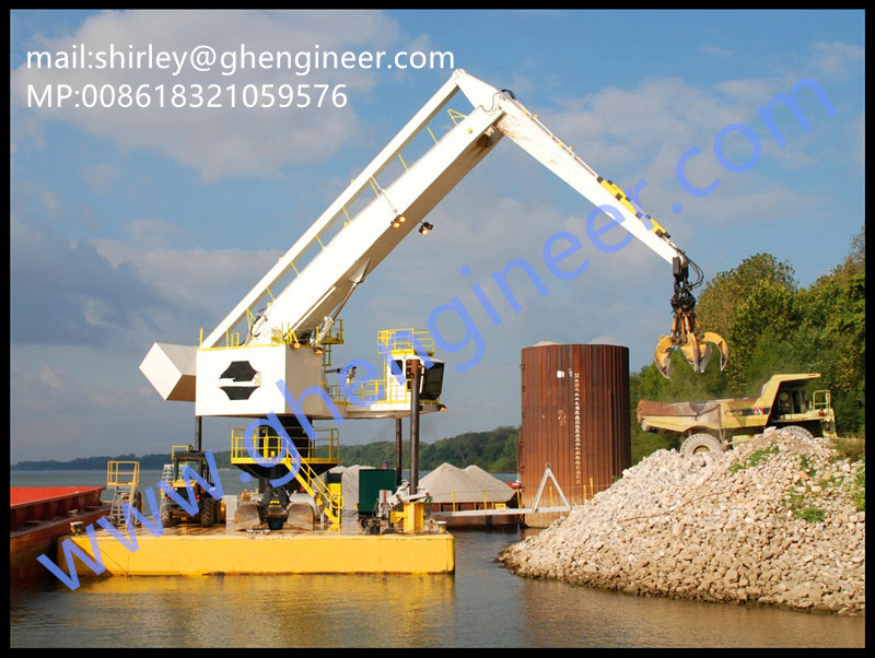 Floating Bulk Handling Grab Crane 25t 30t