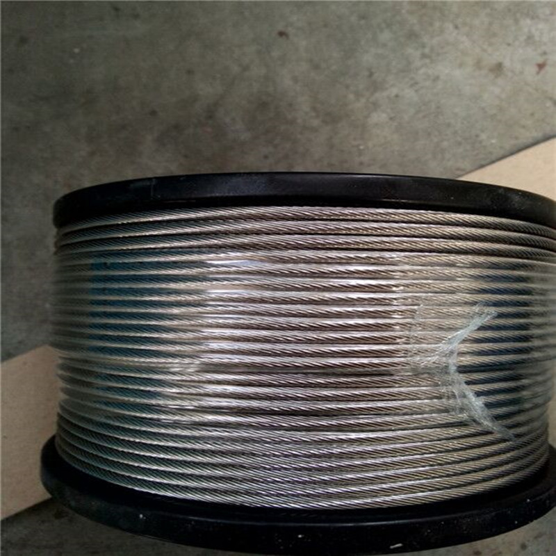 Electro Galvanized Steel Wire Rope 7X19