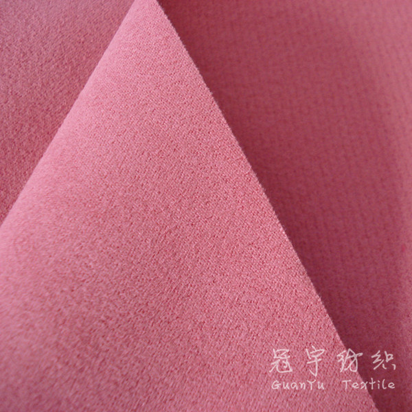 Bonded Polyester Suede Upholstery Fabric for Sofa