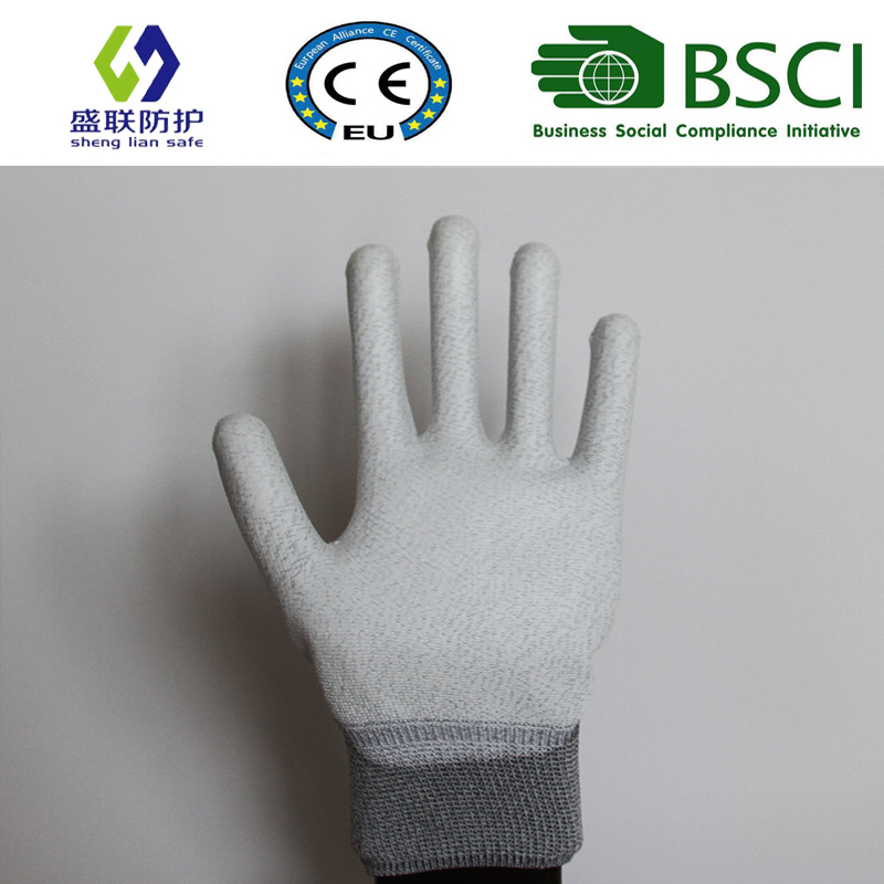 ESD Nylon PU Top Fit Glove (ESD-PU201)