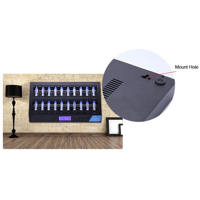 20 Slots LCD Digital Intelligent Battery Charger for AA NiCd NiMH Rechargeable Batteries