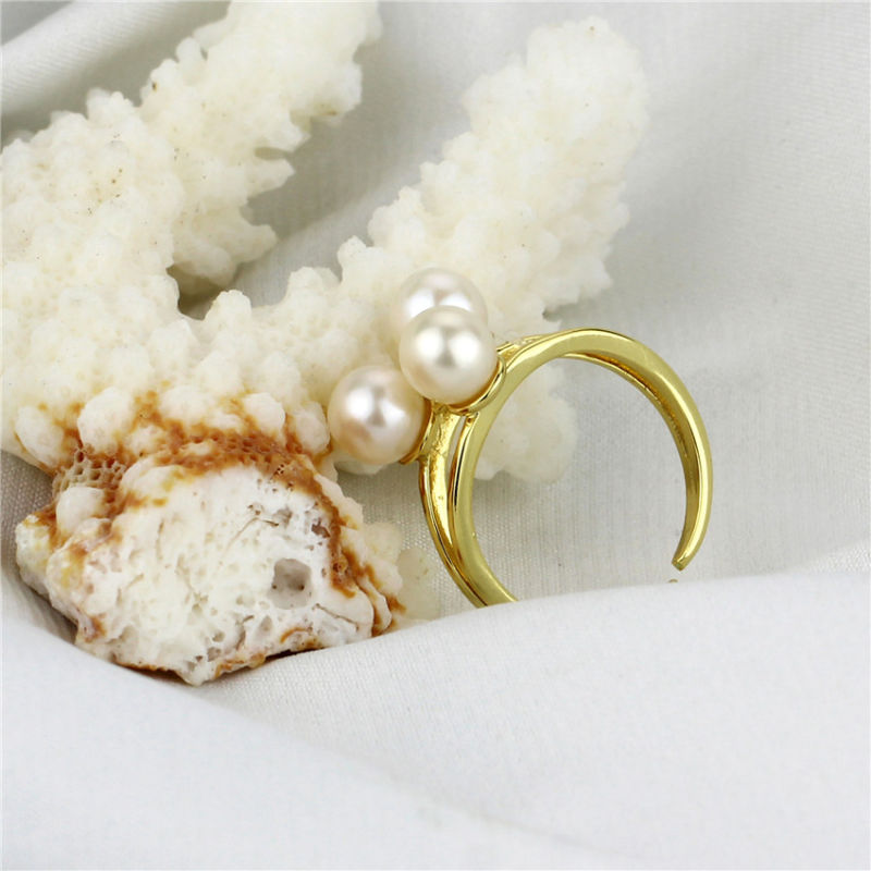 High Quality 925 Sterling Silver Pearl Ring