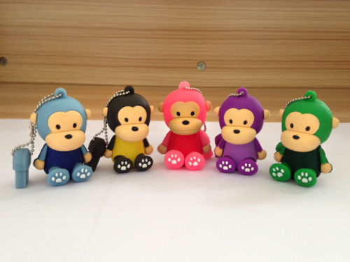 Cute Monkey USB 2.0 Flash Drive Customized 3D USB Stick