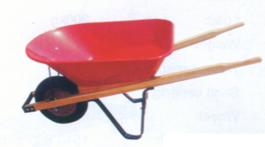 Heavy Duty Wood Handle Garden Wheel Barrow Wh6601