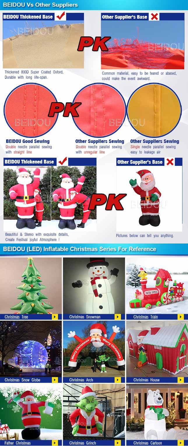 Factory Custom Christmas Trees Decorations Giant Inflatable Christmas Tree