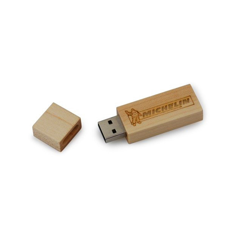 Customized Natural Wood Material USB Flash Drive