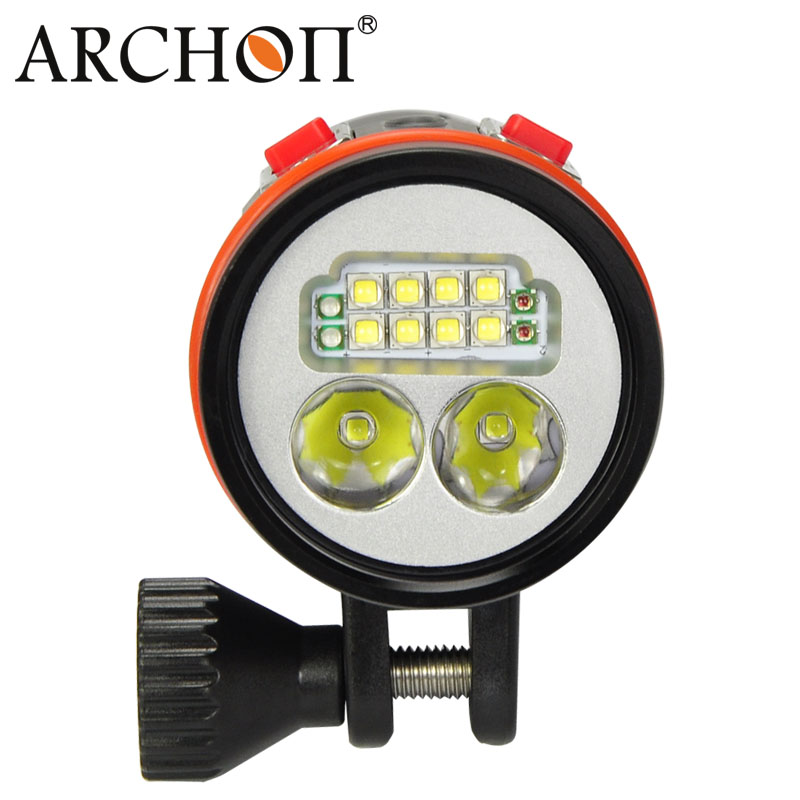 CREE Xml 2 LEDs Diving Lights Max 5200 Rechargeable Diving Flash Light