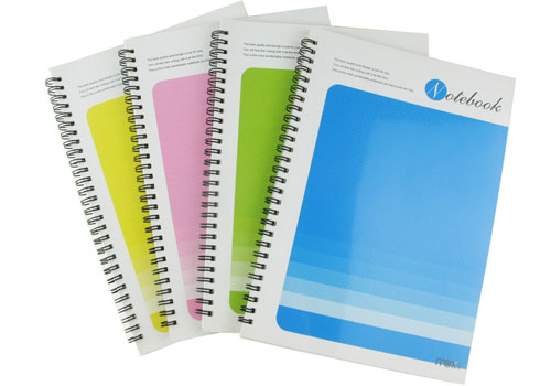 Size: 254*177mmpp Cover Spiral Book Four Color Student Notebook Office Supplier