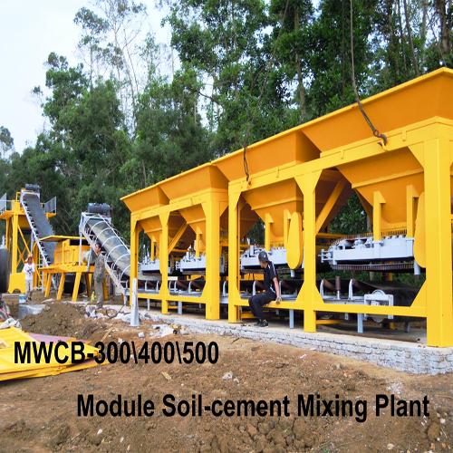 Mwcb 300\400\500 Module Soil Cement Mixing Plant