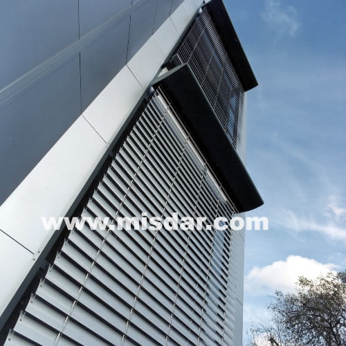 Electrical Aluminum Exterior Venetian Blinds