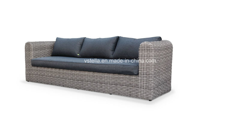 Deluxe Outdoor Garden Sectional Wicker Rattan Sofa Set