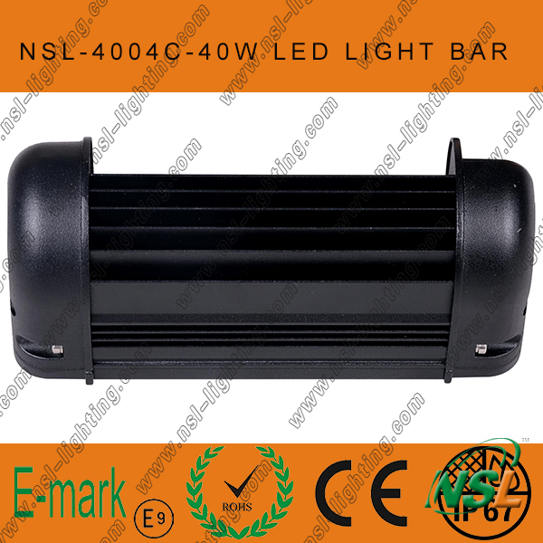 40W CREE Single Row Work Light Bar, Offroad Super Bright (NSL-4004C)