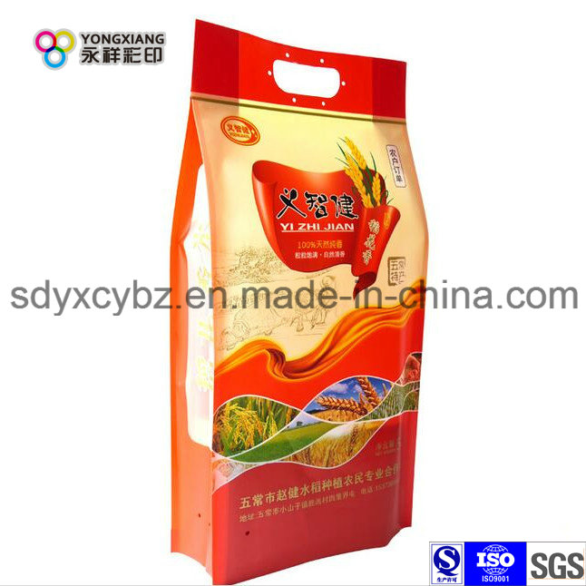 Rice Handle Plastic Packaging Bagbag of Food Grade