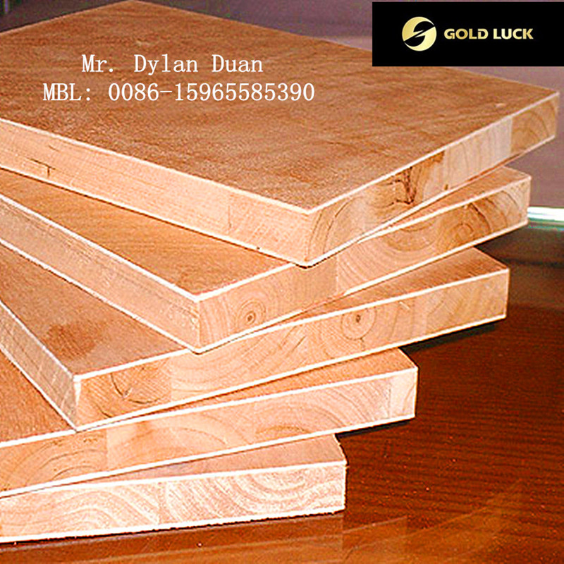 Raw and Melamine Blockboard for Furniture and Door Panel