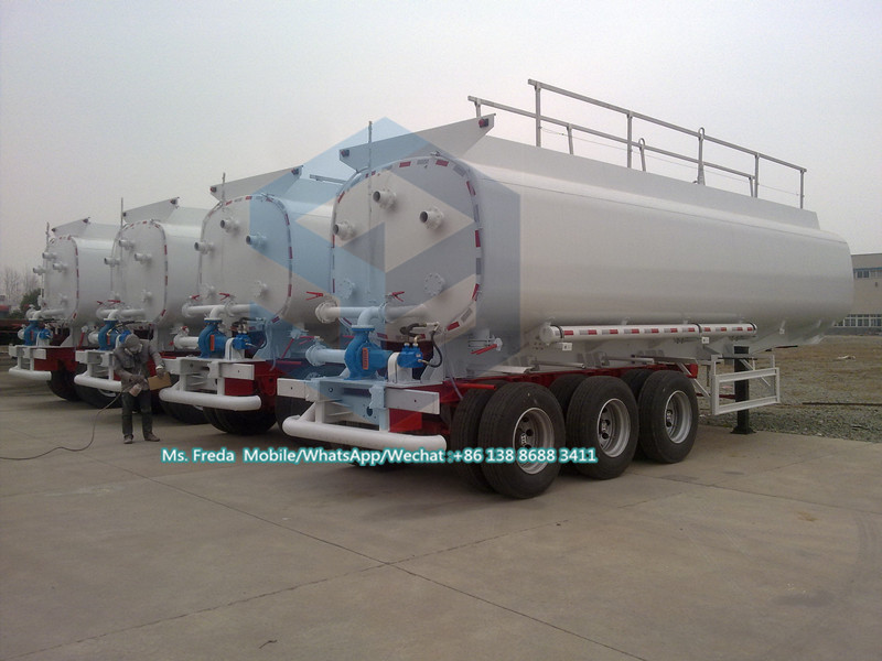 40t Tri-Axles Water Tank Semi Trailer