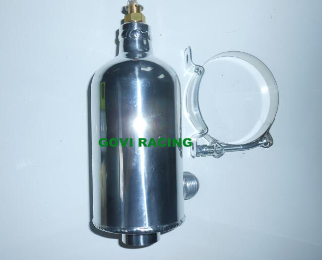 Alloy Oil Catch Tank Wth Drain Cock 1/2''npt 750ml with Air Breather