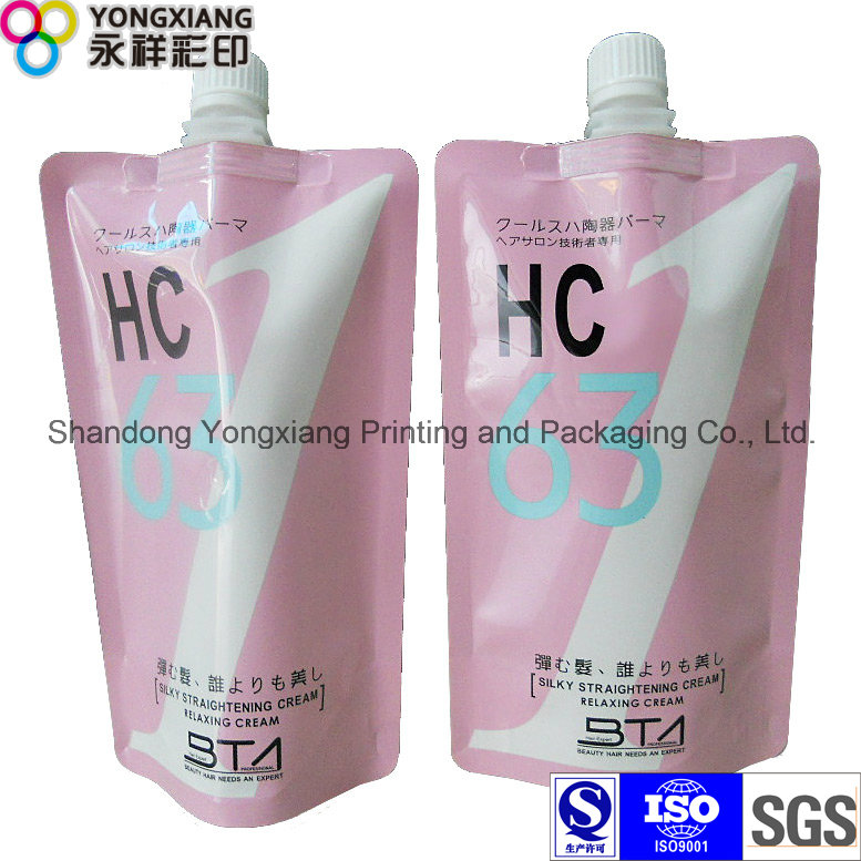 Cosmetic Plastic Stand up Spout Pouch